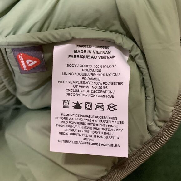 Sz S Nike ACG Lunar Lake Therma Fit ADV Puffer Jacket Oil Green FB8121-386 - Picture 9 of 13